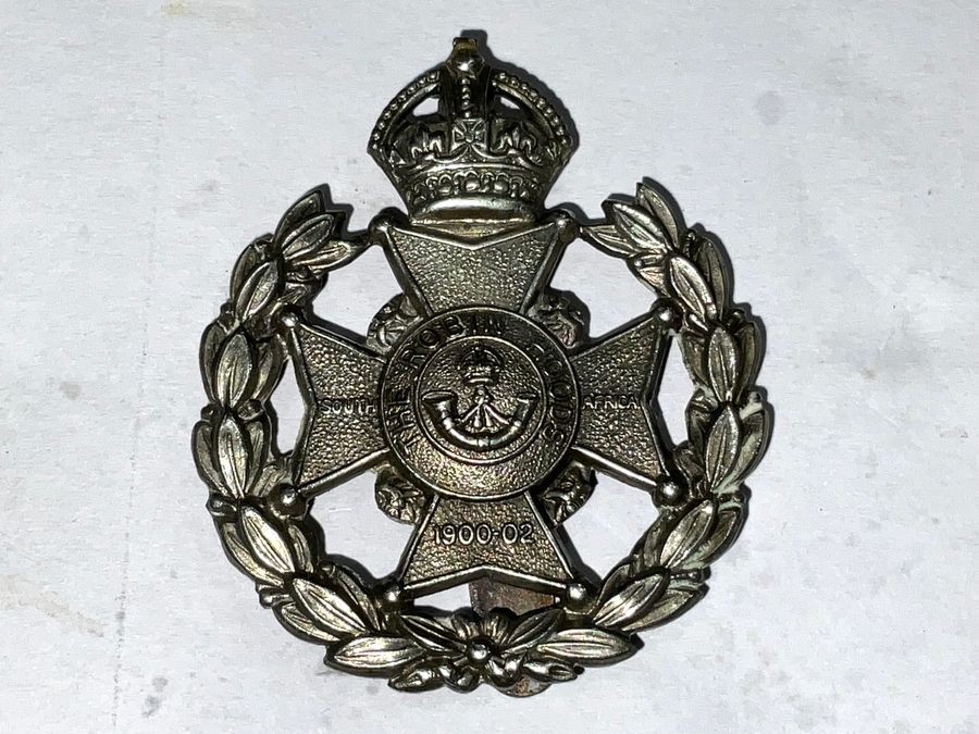 Primary image for The Robin Hoods Boer War Cap Badge Rare