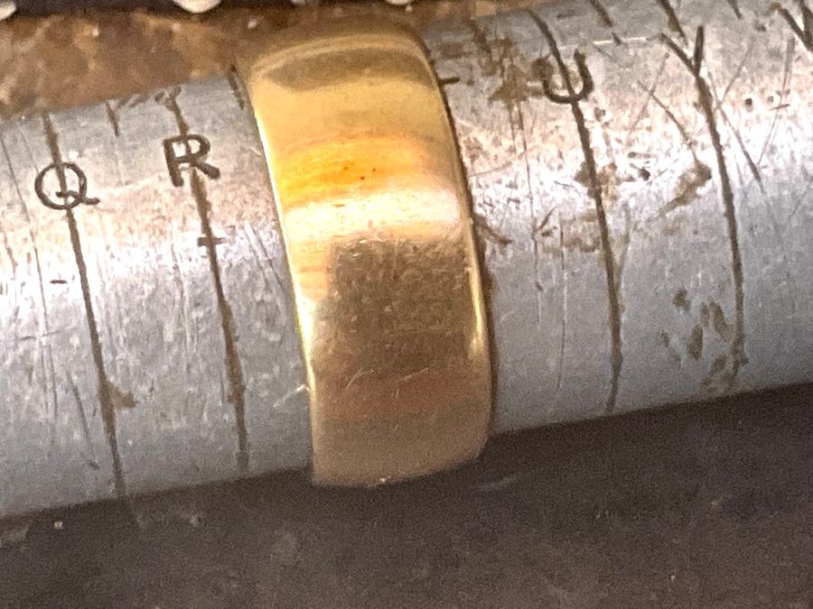 Gold Wedding Band Unisex 9ct Hallmarked