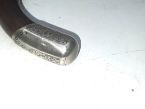 One of the very best, condition is superb, strong and sturdy silver mounts hallmarked for london 1927, total length of 91 cm, across crooks handle 12 cm, stick diameter from the top is 2 cm tapering down to ferrule 18 mm, from steel tip to the top of the handle is 82 cm, one of the best for anyone’s collection, offering free delivery worldwide reference ak3. Tel: we accept online payments for all our items listed: bank transfer cash on collection or if wishing over the phone using your debit or credit cards, also doing layby payments plan, or email giving your address details & contact number and we shall send you your items invoice to make