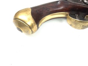 Pistol dated on lock for 1802 consider personal officers purchase most likely back in the 18th century, has london proof makes on barrel, the actions working as it should, the gunsmith is reputed to have been the first to set up shop in london, there are some blemishes to the pistol as to be expected being that old. Length of 41 cm height 16 cm depth being 6 cm, offering free uk delivery, reference dbss. Tel: we accept online payments for all our items listed: bank transfer cash on collection or if wishing over the phone using your debit or credit cards, also doing layby payments plan, or email giving your address details & contact number and we shall send you your items invoice to make