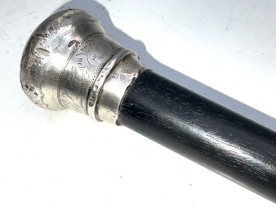 Gentleman’s Ebony Walking Stick Sword Stick