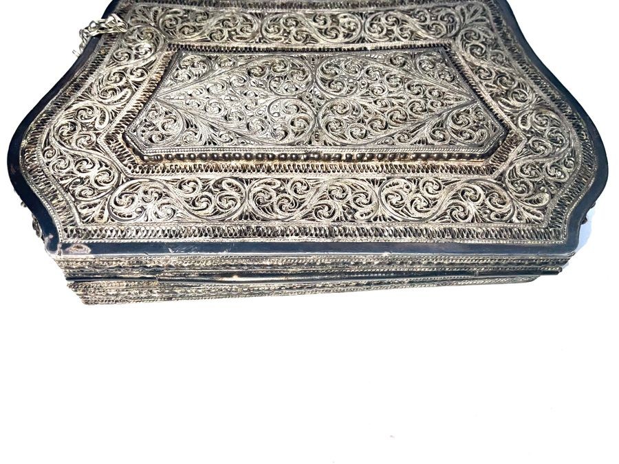 Persian Silver Ladies Purse Victorian