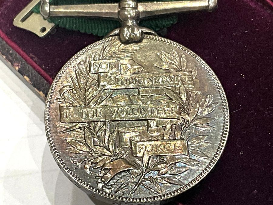 British Army Long Service In The Volunteer Force Victorian