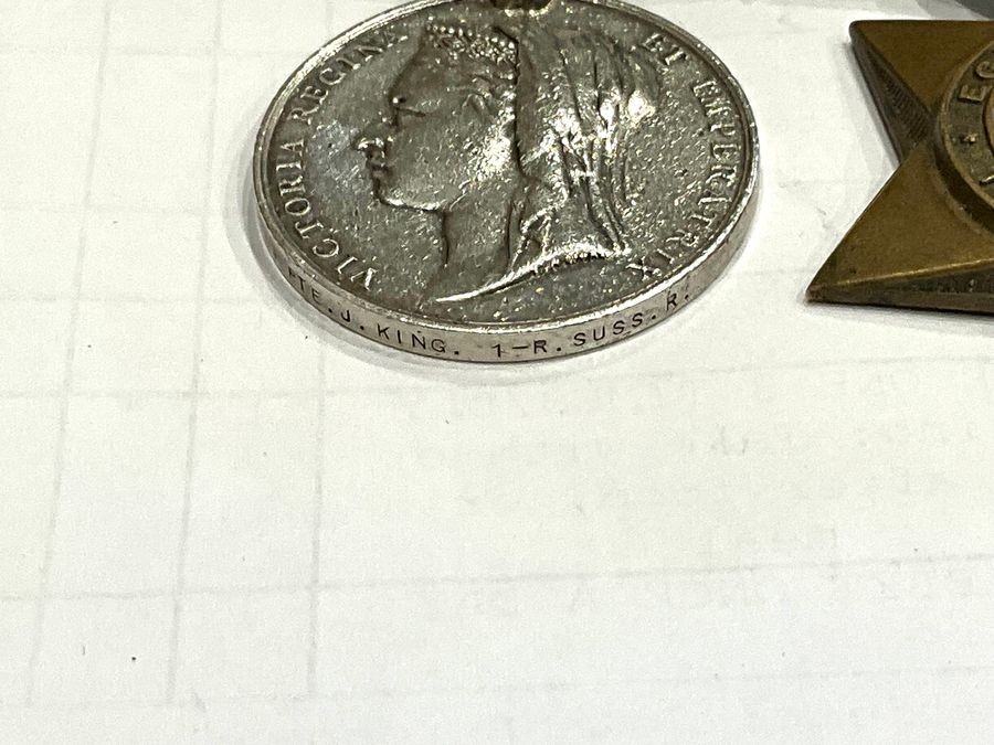 Egypt Medal With Bar And The Kedive Star