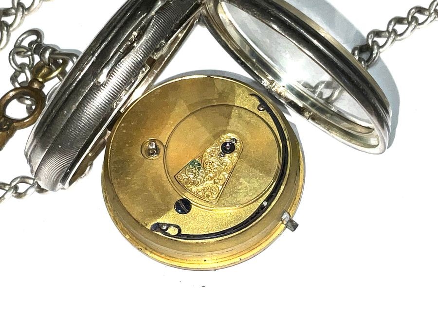 Pocket Watch & Chain & Fob