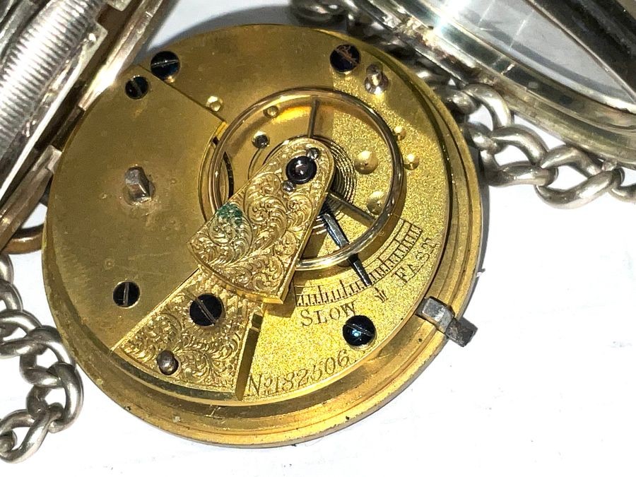 Pocket Watch & Chain & Fob