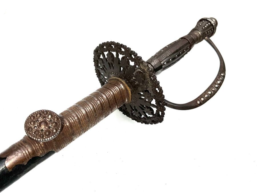 Rapier And Scabbard Circa 1720