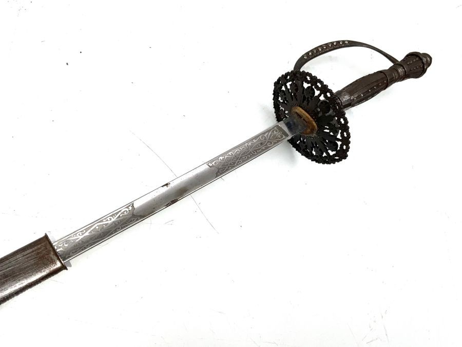Rapier And Scabbard Circa 1720