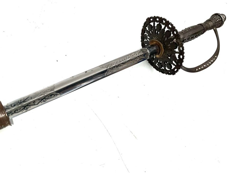 Rapier And Scabbard Circa 1720