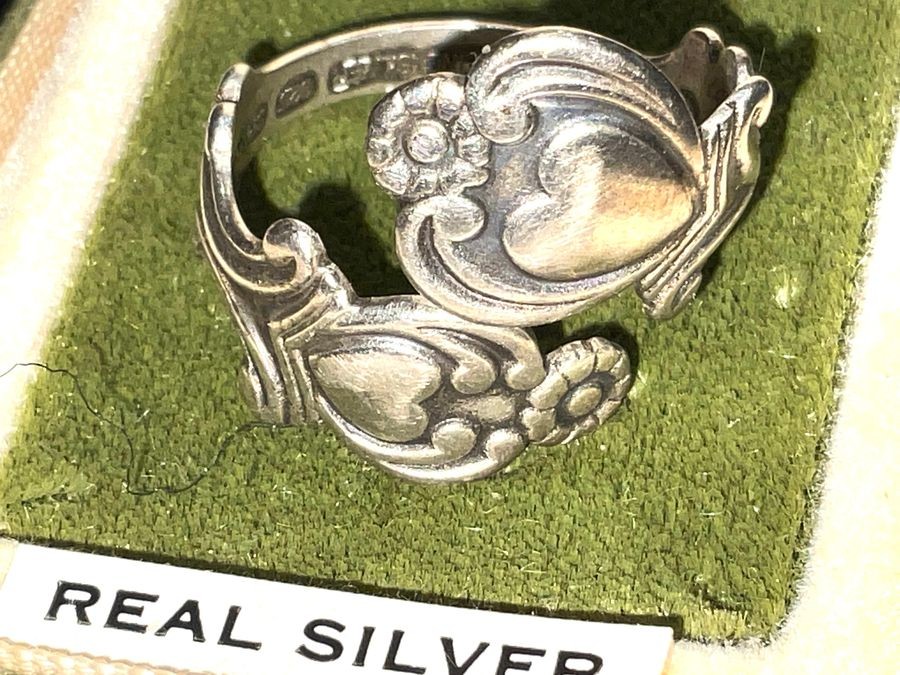 Primary image for Silver Twin Hearts Ring