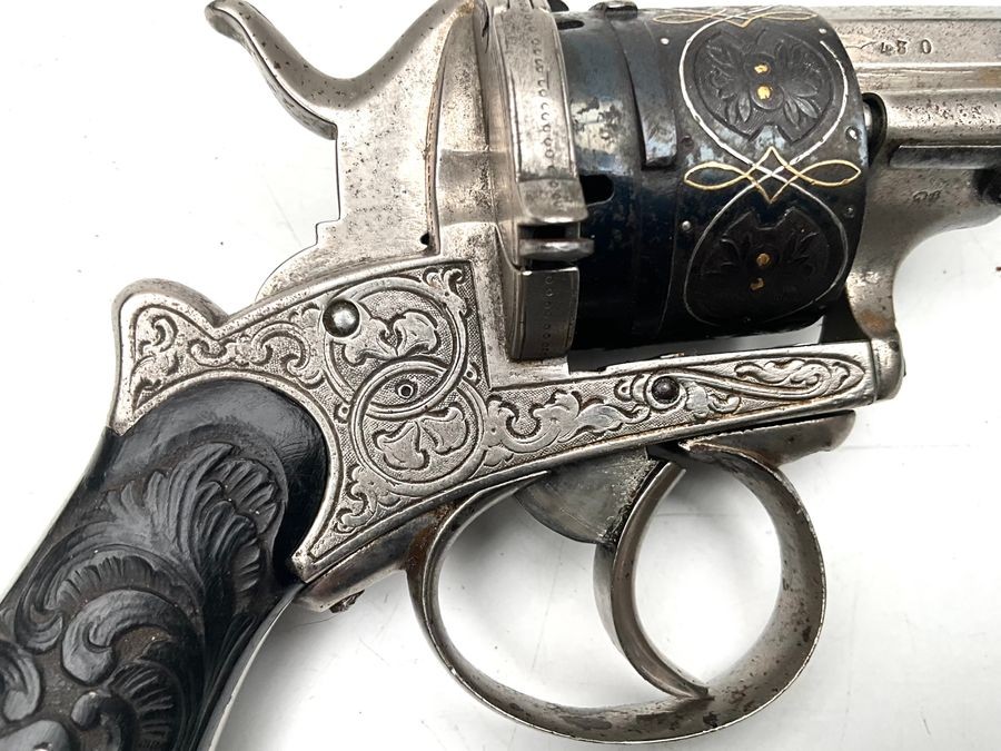 Revolver Pinfire 9m 1850's