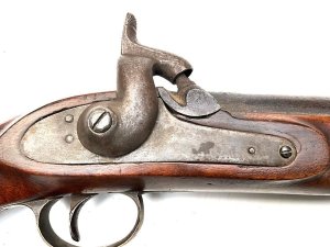 An antique british victorian army percussion pistol circa 1850. Large 18 mm caliber, 8 inch barrel with british proof marks. Length 38cm height 15 cm depth 6 cm. In very good condition. Offering free uk delivery, reference dbss. Tel: we accept online payments for all our items listed: bank transfer cash on collection or if wishing over the phone using your debit or credit cards, also doing layby payments plan, or email giving your address details & contact number and we shall send you your items invoice to make