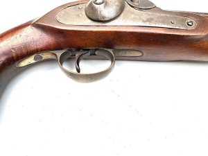 An antique british victorian army percussion pistol circa 1850. Large 18 mm caliber, 8 inch barrel with british proof marks. Length 38cm height 15 cm depth 6 cm. In very good condition. Offering free uk delivery, reference dbss. Tel: we accept online payments for all our items listed: bank transfer cash on collection or if wishing over the phone using your debit or credit cards, also doing layby payments plan, or email giving your address details & contact number and we shall send you your items invoice to make