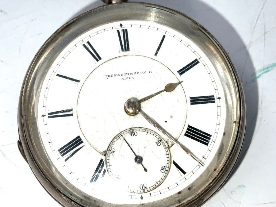 Pocketwatch Waltham ( The Farringdon H ) Silver Cased