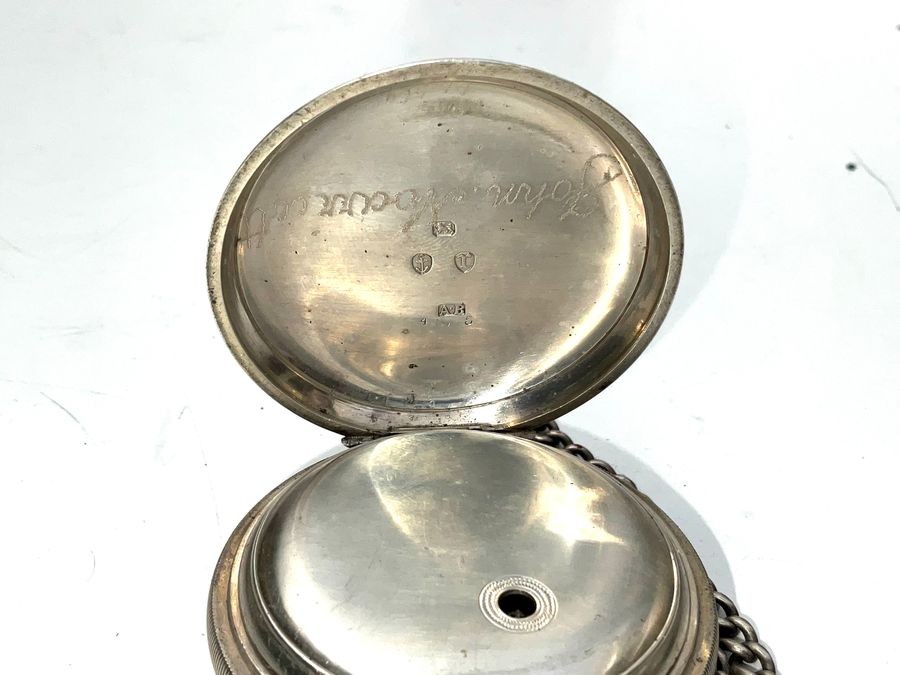 Pocketwatch Waltham ( The Farringdon H ) Silver Cased