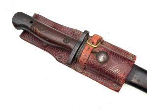 1916 dated on frog bayonets in very good condition still retains most of blueing on blade and never been played with, offering free uk delivery, reference dbsd2 tel: we accept online payments for all our items listed: bank transfer cash on collection  or if wishing over the phone using your debit or credit cards, also doing layby payments plan, or email giving your address details & contact number and we shall send you your items invoice to make