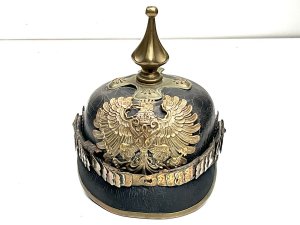 Helmet has a date of 1903 worn during the early years of the 1914-18 great war. Showing much wear to liner, helmets a fantastic piece of history a must for the collection heights 33 cm widths 20 cm depths 25 cm, reference bbs   tel: we accept online payments for all our items listed: bank transfer cash on collection  or if wishing over the phone using your debit or credit cards, also doing layby payments plan, or email giving your address details & contact number and we shall send you your items invoice to make