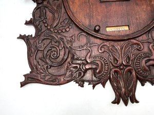 French revolution era says in latin peace & harmony laughable as dates shows the times of the terror the work has some blemishes but the moving sections day date and months still working, remarkable no worm signs at all, the woods very firm the patinas wonderful mellowed, the sizes are height 50 cm width 40 cm depth 4 cm reference bbc3 tel: we accept online payments for all our items listed: bank transfer cash on collection or if wishing over the phone using your debit or credit cards, also doing layby payments plan, or email giving your address details & contact number and we shall send you your items invoice to make