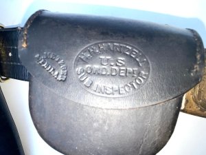 Fantastic item from history belt has sword fittment the holster held a six inch barrel colt being his personal purchase both bepistol and sword is seperate in my listings, will post worldwide ask for your quote, reference dbss tel: we accept online payments for all our items listed: bank transfer cash on collection  or if wishing over the phone using your debit or credit cards, also doing layby payments plan, or email giving your address details & contact number and we shall send you your items invoice to make