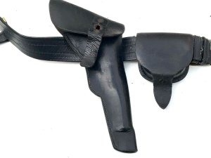 Fantastic item from history belt has sword fittment the holster held a six inch barrel colt being his personal purchase both bepistol and sword is seperate in my listings, will post worldwide ask for your quote, reference dbss tel: we accept online payments for all our items listed: bank transfer cash on collection  or if wishing over the phone using your debit or credit cards, also doing layby payments plan, or email giving your address details & contact number and we shall send you your items invoice to make