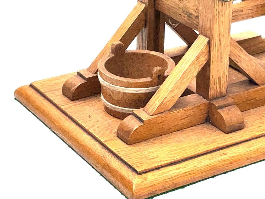 Guillotine Oak French Cigars Cutter.