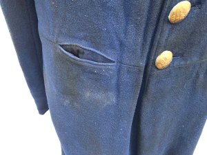Super old genuine union officers long coat from the era of 1860s condition is quite good no moth attacks visible a little faded in places some stitching needs addressing size 34-36 chest ideal for a genuine display item see my other items that come with this coat, reference dgs tel: we accept online payments for all our items listed: bank transfer cash on collection or if wishing over the phone using your debit or credit cards, also doing layby payments plan, or email giving your address details & contact number and we shall send you your items invoice to make
