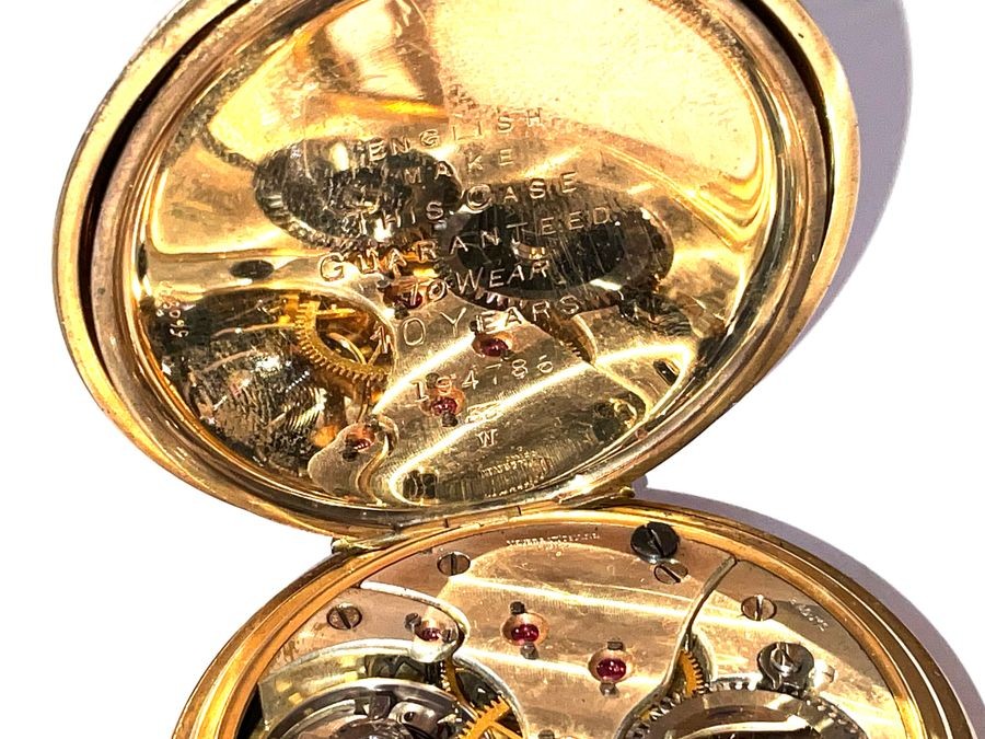 Pocket Watch Gold Plated Mechanical Swiss Made