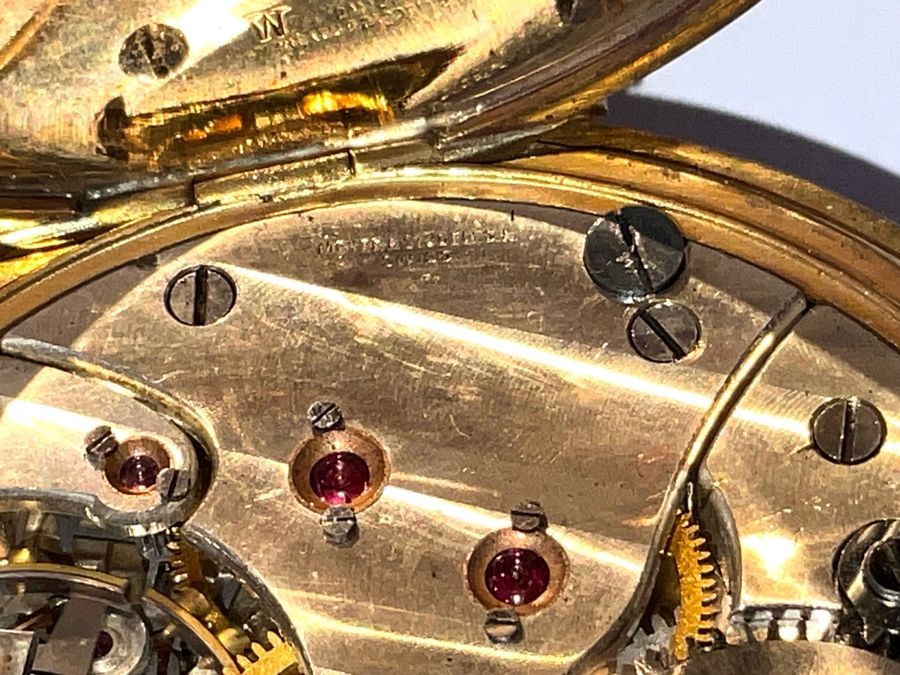 Pocket Watch Gold Plated Mechanical Swiss Made