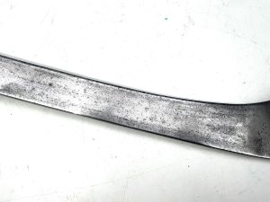 A most rare 18th-19th century nepalese battle kora a terribly effective weapon." 'kora,' has an inner cutting edge,this ones in very good condition length in total of 72 cm width of blade at widest point being 11 cm depth being 9 cm, if interested ask for quote, reference dbsd3 tel: we accept online payments for all our items listed: bank transfer cash on collection or if wishing over the phone using your debit or credit cards, also doing layby payments plan, or email giving your address details & contact number and we shall send you your items invoice to make