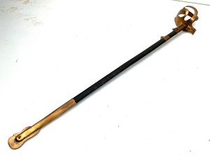 Interesting sword overall condition fair as the blade is tarnish and needs a good polishing scabbard and handle has been cleaned and all dents removed consider will restore and make an excellent collection piece, offering free delivery uk reference lc3 tel: we accept online payments for all our items listed: bank transfer cash on collection personal cheques or if wishing over the phone using your debit or credit cards, also doing layby payments plan, or email giving your address details & contact number and we shall send you your items invoice to make