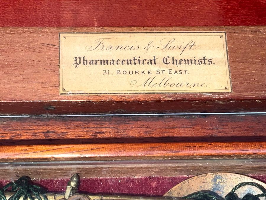 George Iii Apothecary Box With  Contents