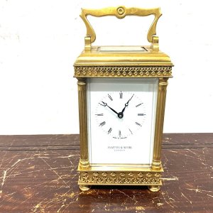 Superb movement in excellent condition and working order the case is exceptional too, nice filigree with gold gilt keeps excellent time comes with key, standing 14 cm to folded handle length 8 cm depth being 6 cm, offering free delivery worldwide reference cd. Tel: we accept online payments for all our items listed: bank transfer cash on collection or if wishing over the phone using your debit or credit cards, also doing layby payments plan, or email giving your address details & contact number and we shall send you your items invoice to make