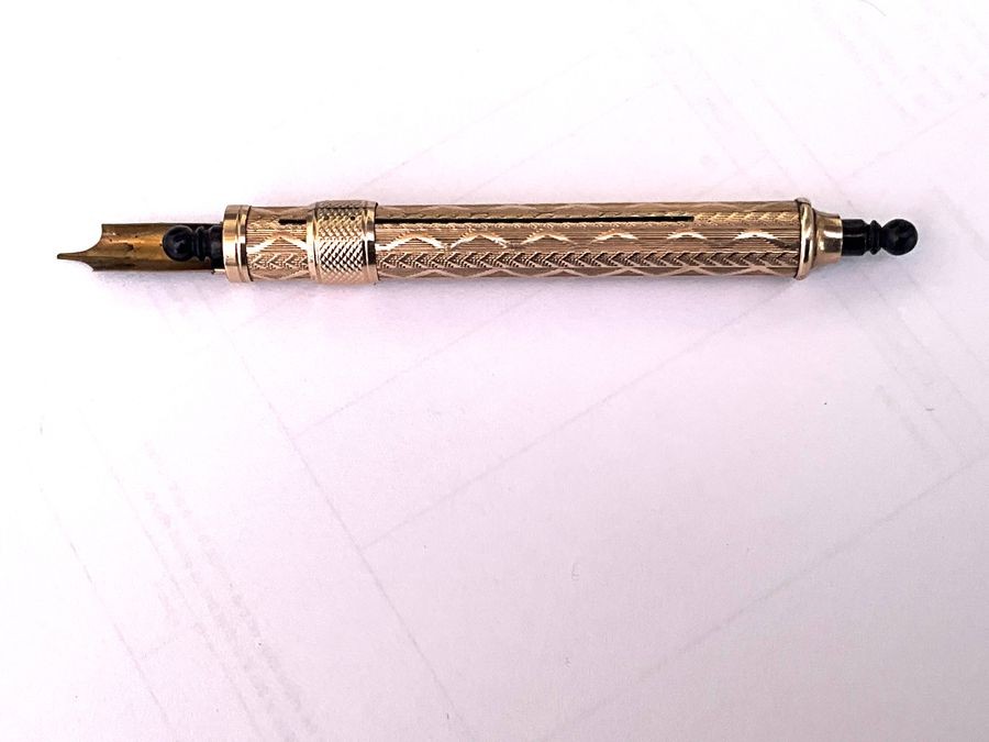 Edward Todd & Co New York Telescopic Pen Victorian