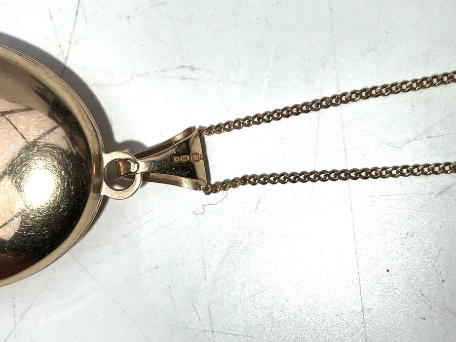 Gold Locket And Chain 9ct