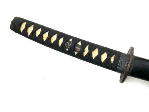 Early 17th century tachi, blades cutting edge 70 cm signed both sides to tang tsuka replacement tsuba old, blade out of polish has some damage to cutting edge that will be able to take out as very minor, saya original and in fair to good condition tang signed both sides, length in total being 101 cm with 8 cm depth 7 cm, reference 7 tel: we accept online payments for all our items listed: bank transfer cash on collection or if wishing over the phone using your debit or credit cards, also doing layby payments plan, or email giving your address details & contact number and we shall send you your items invoice to make