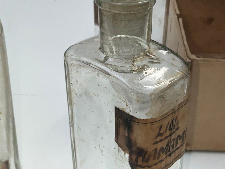 Victorian Set Of 8 Medicinal Bottles