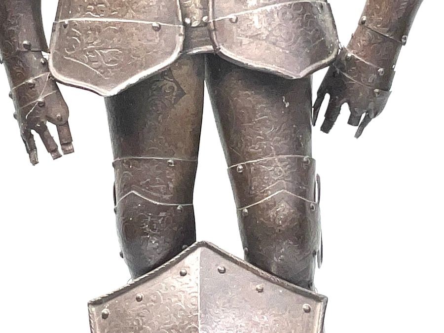 An Impressive Early 19th Century Half Sized Full Suit Of Armour