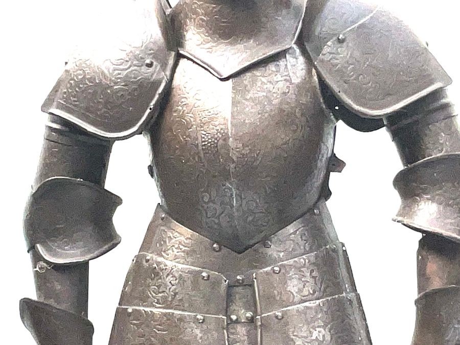 An Impressive Early 19th Century Half Sized Full Suit Of Armour