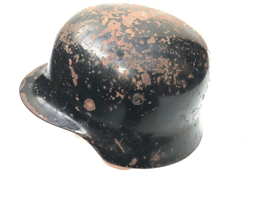 German 2ww Soldiers Steel Helmet Rare