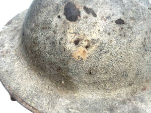 1st pattern, has original liner and chinstraps has markings on rim hard to decipher also has handwritten letters that seem to be an officer’s personal helmet, also underneath the paint a regiment emblem ? Helmets in used but good condition, make a fantastic item for anyones collection, offering free delivery worldwide reference bbs tel: we accept online payments for all our items listed: bank transfer cash on collection or if wishing over the phone using your debit or credit cards, also doing layby payments plan, or email giving your address details & contact number and we shall send you your items invoice to make
