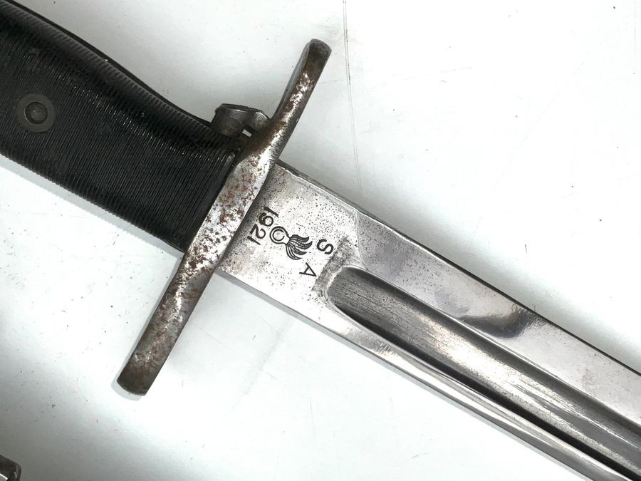Bayonet And Scabbard Garrand Rifle