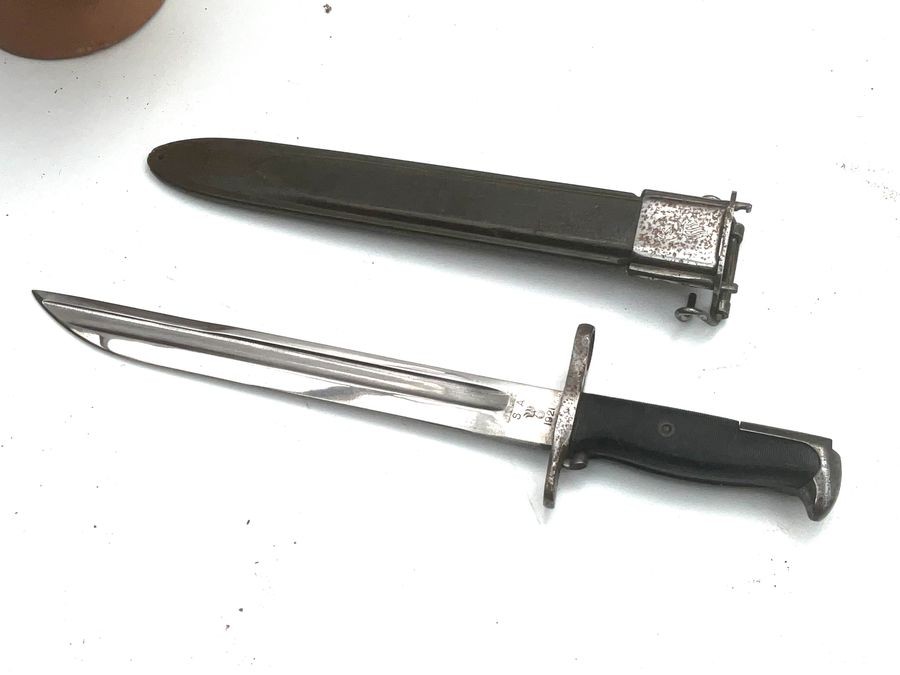 Bayonet And Scabbard Garrand Rifle