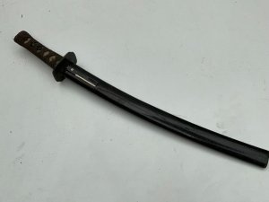 Blade in reasonable good polish tang has some syllables on it nice menukie and tsuba saya good and nice kozuka total length of 62 cm height at tsuba 8 cm depth being 6 cm circa 1760, free uk delivery reference 3 bbc tel: we accept online payments for all our items listed: bank transfer cash on collection or if wishing over the phone using your debit or credit cards, also doing layby payments plan, or email giving your address details & contact number and we shall send you your items invoice to make