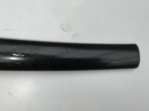 Blade in reasonable good polish tang has some syllables on it nice menukie and tsuba saya good and nice kozuka total length of 62 cm height at tsuba 8 cm depth being 6 cm circa 1760, free uk delivery reference 3 bbc tel: we accept online payments for all our items listed: bank transfer cash on collection or if wishing over the phone using your debit or credit cards, also doing layby payments plan, or email giving your address details & contact number and we shall send you your items invoice to make