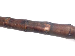 Rare staff very sturdy and extremely hard has some stud decorations and seems to be loaded to add weight at bottom when needed an extreme self defence stick and very rare religious item as well, length being 94 cm width of 5 cm and depth 5 cm, offering free delivery uk reference dbsd5 tel: we accept online payments for all our items listed: bank transfer cash on collection or if wishing over the phone using your debit or credit cards, also doing layby payments plan, or email giving your address details & contact number and we shall send you your items invoice to make