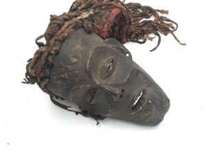 Full sized face mask, worn by the male dancer from the congo brought home by a preacher back in victorian times. Reference dbss1 tel: we accept online payments for all our items listed: bank transfer cash on collection or if wishing over the phone using your debit or credit cards, also doing layby payments plan, or email giving your address details & contact number and we shall send you your items invoice to make