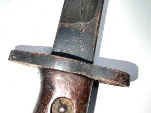 Both bayonet and scabbards in very good condition length of 57 cm width 6 cm depth 4 cm, reference cc tel: we accept online payments for all our items listed: bank transfer cash on collection or if wishing over the phone using your debit or credit cards, also doing layby payments plan, or email giving your address details & contact number and we shall send you your items invoice to make
