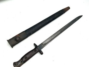 Both bayonet and scabbards in very good condition length of 57 cm width 6 cm depth 4 cm, reference cc tel: we accept online payments for all our items listed: bank transfer cash on collection or if wishing over the phone using your debit or credit cards, also doing layby payments plan, or email giving your address details & contact number and we shall send you your items invoice to make