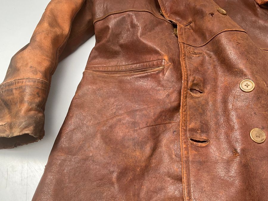 Rfc Fighter Pilots Leather Coat