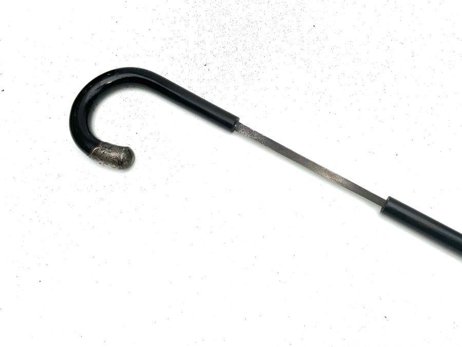 Gents Ebony Walking Stick Sword Stick